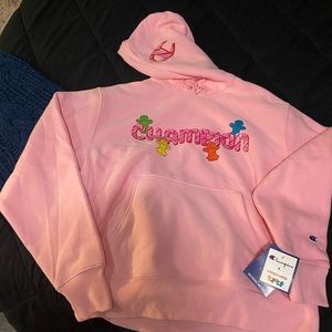 One Large Champion Sweatshirt with Candy land characters